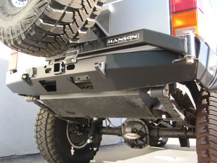 JXJRTC-P: CHEROKEE XJ REAR BUMPER & TIRE CARRIER COMBO