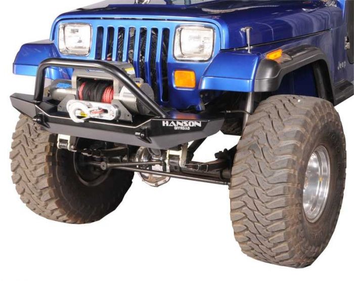 YJ51202-P: YJ RUBICON SERIES 52" WINCHGUARD  FRONT BUMPER