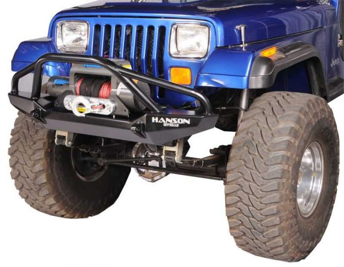 YJ51302-P: YJ RUBICON SERIES 52" FENDERBAR FRONT BUMPER