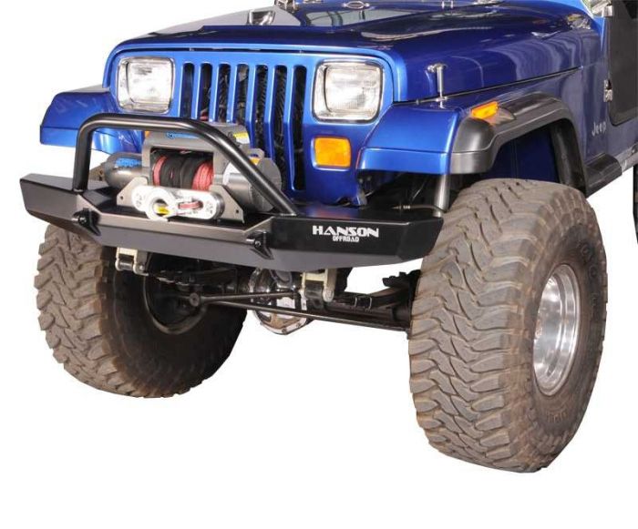 YJ61202-P: YJ RUBICON SERIES 60" WINCHGUARD FRONT BUMPER