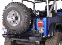 YJRTC-P: YJ REAR BUMPER & TIRE CARRIER