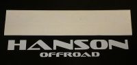 HO-DIE: HANSON OFFROAD DIE CUT STICKER, PAIR