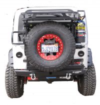 TJRTC-P: TJ/LJ REAR BUMPER & TIRE CARRIER