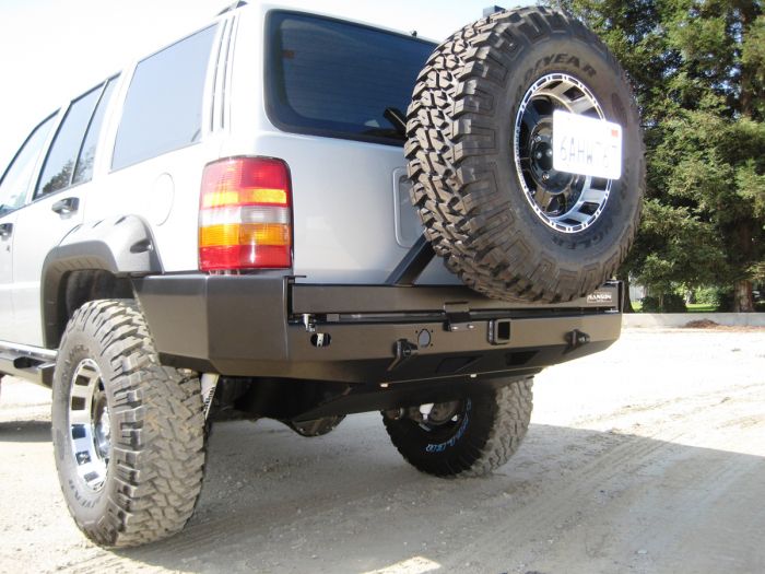 JZJRTC-P: ZJ REAR BUMPER W/TIRE CARRIER